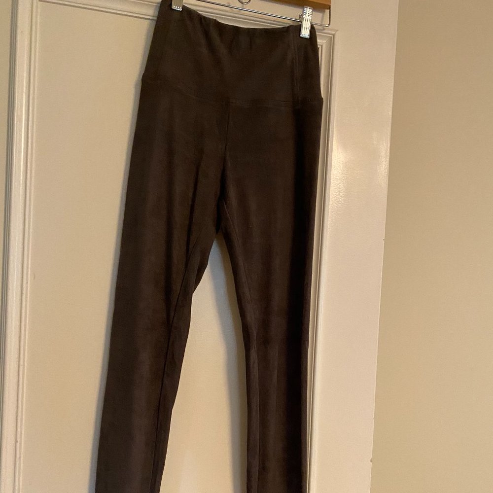 High Wasted Faux suede leggings